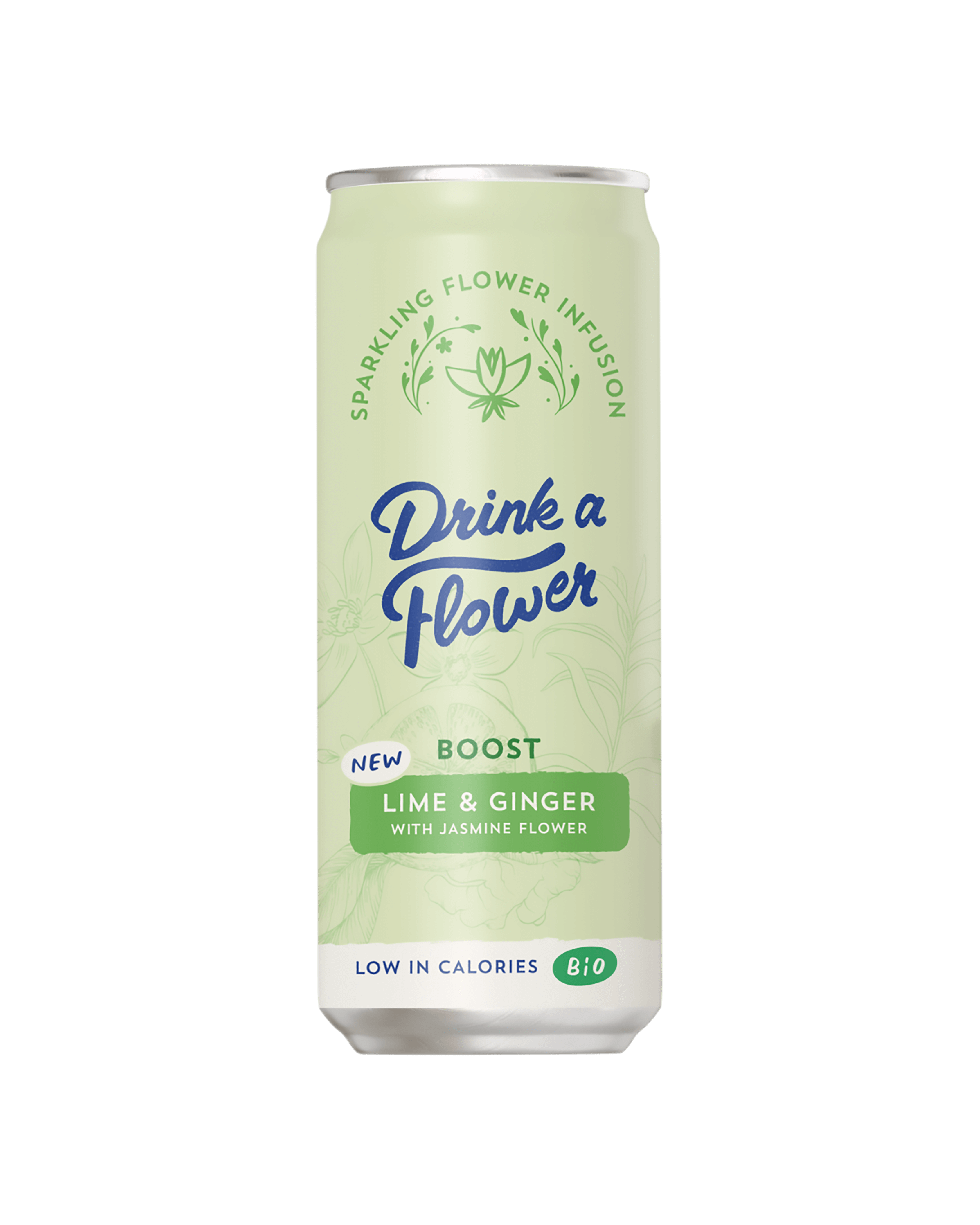 Drink a Flower Citron vert & gingembre bio 250ml